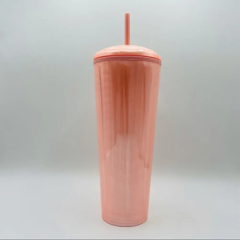 Starbucks Pink Marble Pearl 24 oz. Tumbler